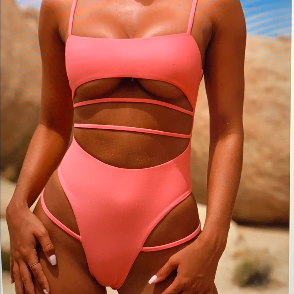 Strappy Rose Underbust One Piece, WORN ONCE